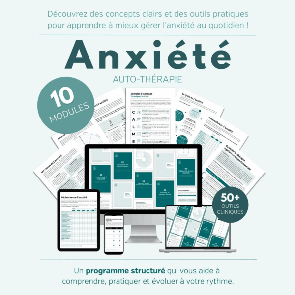 Programme d’auto-thérapie : Anxiété